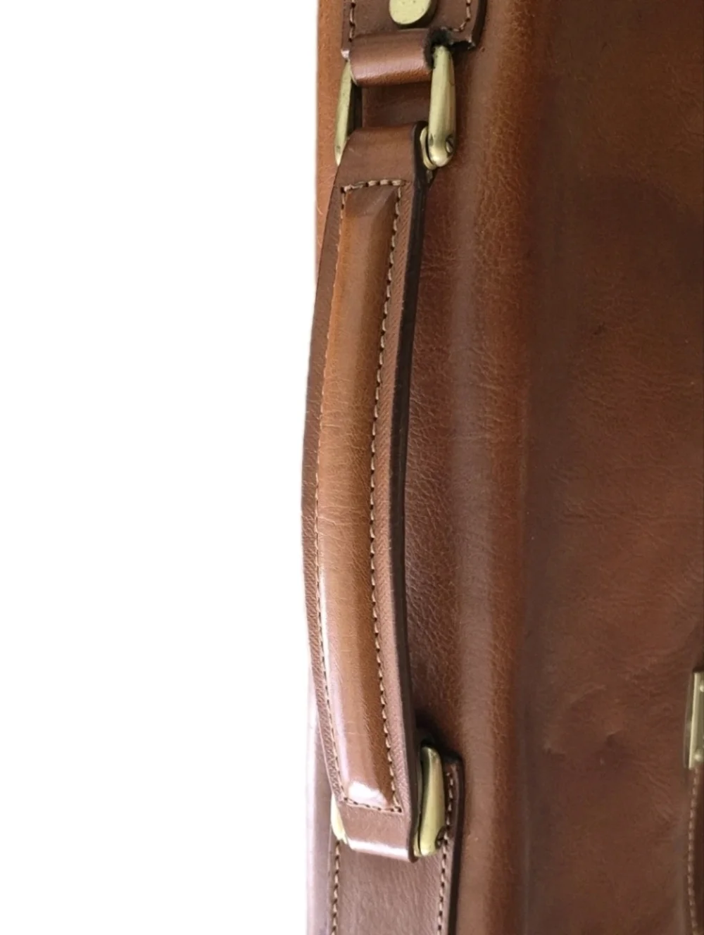 Vintage Brooks Brothers Italian Leather Briefcase.